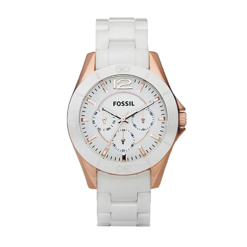Fossil Riley Multi-Function White Dial Ladies Watch